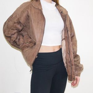 wilson leather bomber jacket